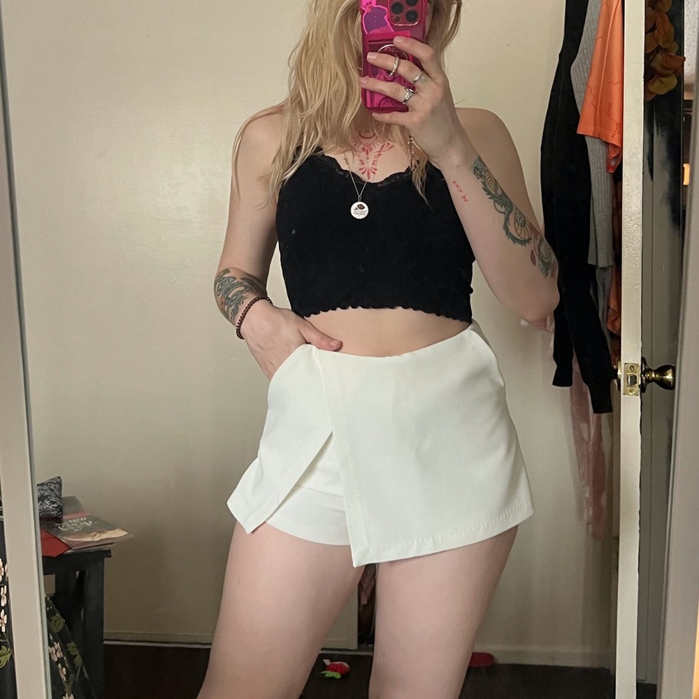 Forever21 White Skort
